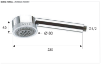Ручной душ Remer 321HGX 321HGX