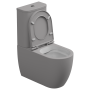 Чаша напольного унитаза биколор GSG Ceramic Design Like LKMBLBI000/038P, White/Fumo Matt LKMBLBI000/038P