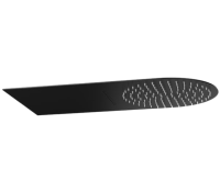 Верхний душ настенный 50x20 см Remer 350UFMCANOX, черный матовый 350UFMCANOX