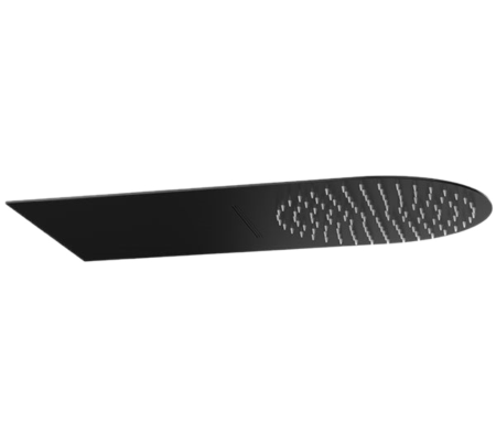 Верхний душ настенный 50x20 см Remer 350UFMCANOX, черный матовый 350UFMCANOX