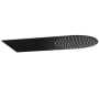 Верхний душ настенный 50x20 см Remer 350UFMCANOX, черный матовый 350UFMCANOX