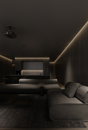 Профиль алюминиевый теневой под покраску с подсветкой Decaro D006 2000×75×70