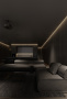 Профиль алюминиевый теневой под покраску с подсветкой Decaro D006 2000×75×70