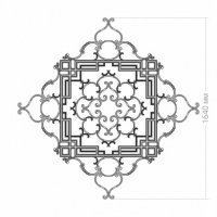 Розетка RODECOR 87506cn потолочная из полимерного гипса - Готовое решение Rodecor из элементов