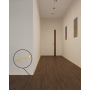 Микроплинтус LACONISTIQ micro 19 ARM Золото анодированное (19х5,5х2450мм) 7 зажимов в комплекте