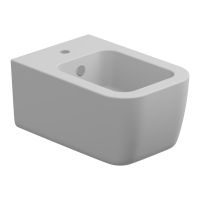 Биде подвесное GSG Ceramic Design Brio BRBISO001, белый матовый BRBISO001