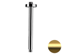 Кронштейн потолочный для верхнего душа 10 см Remer 347N10BG, золото брашированное 347N10BG