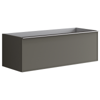 Тумба для раковины с 1 ящиком 120см Onsen Pixel 68-BP-120-F2-M23,серый