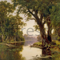 Картина: Генри Джеймс Джонстон, A billabong of the Goulburn Victoria