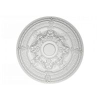 Розетка потолочная с рисунком  1.56.039 из полиуретана Европласт - Орнаментальная розетка