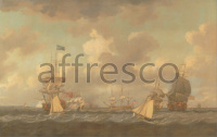 Картина: Dominic Serres, English Ships Coming to Anchor in a Fresh Breeze