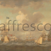 Картина: Dominic Serres, English Ships Coming to Anchor in a Fresh Breeze