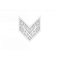 Декоративная потолочная панель 1.57.504 из полиуретана Европласт - 3D панели