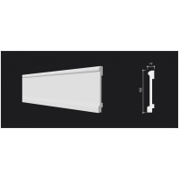 Плинтус напольный из дюрополимера DD712 Decor-Dizayn
