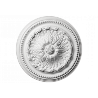 Розетка потолочная с рисунком  1.56.007 из полиуретана Европласт - Орнаментальная розетка