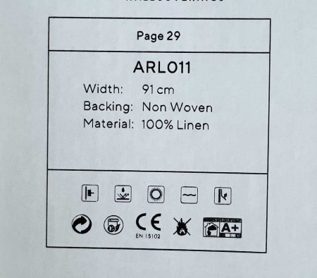 Обои Decaro Wallcoverings Pure Silk&Linen ARL011