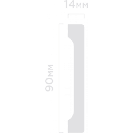 Декорированный плинтус B90V1 BR396 HIWOOD