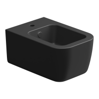 Биде подвесное GSG Ceramic Design Brio BRBISO003, черный матовый BRBISO003