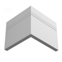 Плинтус напольный из ЛДФ Ultrawood арт. Base 5901 (2000 x 150 x 15 мм.)