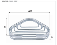 Мыльница угловая Remer RB272CR RB272CR
