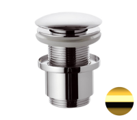 Донный клапан без перелива 1”1/4 Remer 904CC2114DO, золото глянцевое 904CC2114DO