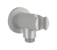 Держатель ручного душа с подключением шланга Remer INOX SS337M, нержавеющая сталь SS337M