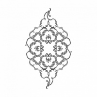 Розетка RODECOR 87001rc потолочная из полимерного гипса - Готовое решение Rodecor из элементов