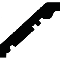 Карниз из полиуретана 1.50.207 Европласт - Плинтус потолочный с рисунком