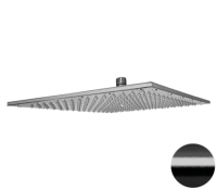 Верхний душ с шарнирным соединением 35 см Remer 359SSXLCFPX, черный брашированный хром 359SSXLCFPX