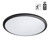 Светильник накладной NovoTech MASK с датчиком движения, пульт ДУ IP43 LED 36W 3000-6000K 3240Лм 359209 OVER