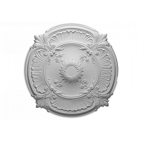 Розетка потолочная с рисунком  1.56.026 из полиуретана Европласт - Орнаментальная розетка