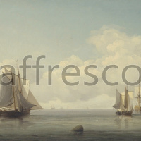 Картина: Charles Brooking, Fishing Boats in a Calm Sea