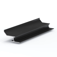 Профиль алюминиевый теневой с подсветкой Laconistiq Multilevel Struk RAL9005 Черный муар 20-31-300 3000×55×29