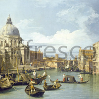 Картина: Джованни Антонио Каналь, Вход в Большой канал