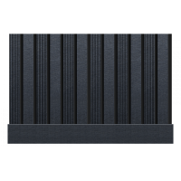 Декорированный плинтус B90V1 BK114 HIWOOD