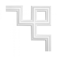 Угловой элемент 1.52.286 из полиуретана Европласт