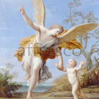 Картина: Франческини Маркантонио, Ангел-Хранитель