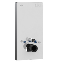 Инсталляционный модуль внешнего монтажа ABBER AC0107MW для подвесного унитаза, белый