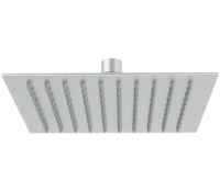 Верхний душ с шарнирным соединением 40 см Remer INOX SS357UFS40X, нержавеющая сталь SS357UFS40X