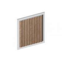 Стеновая панель из дюрополимера HIWOOD LV124 BR416 - 3D Панель