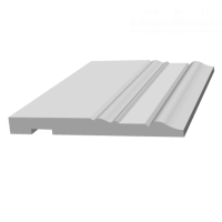 Плинтус напольный из ЛДФ Ultrawood арт. Base 0004 (2000 x 185 x 18 мм.)