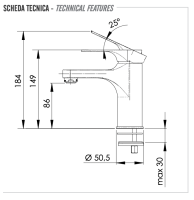 Смеситель для раковины Remer Class Line L12 L12