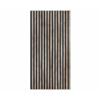 Акустические стеновые панели, 1200х600 мм, войлок, рейки МДФ, дуб дымчатый