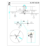 Люстра потолочная ST Luce Albero SL1507.422.09