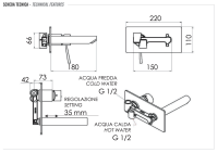 Смеситель для раковины Remer Minimal N15 N15