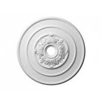Розетка потолочная с рисунком  1.56.005 из полиуретана Европласт - Орнаментальная розетка