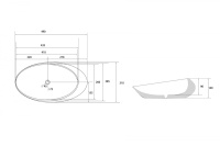 Раковина накладная ABBER Bequem AC2107 белая
