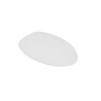 Крышка с сиденьем для подвесного унитаза с микролифтом GSG Ceramic Design Touch TOCOPRTICR000, белый глянцевый TOCOPRTICR000