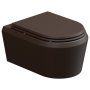 Чаша подвесного унитаза GSG Ceramic Design Cruise CRWCSO035, Cacao Matt CRWCSO035
