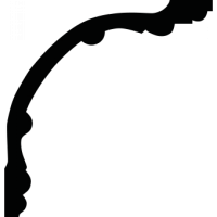 Карниз из полиуретана 1.50.168 Европласт - Плинтус потолочный